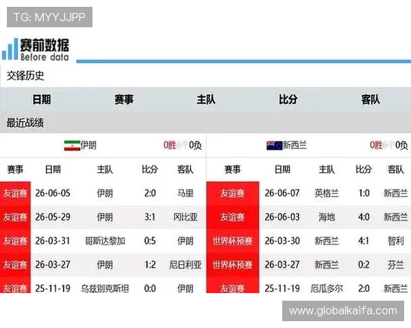 伊朗与新西兰比赛看点：双方实力对比与比赛走势预测